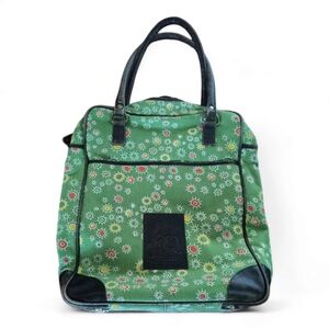 Limited Edition ZH Collection By Sanaa Hyder Denim/Leather Travel Bag